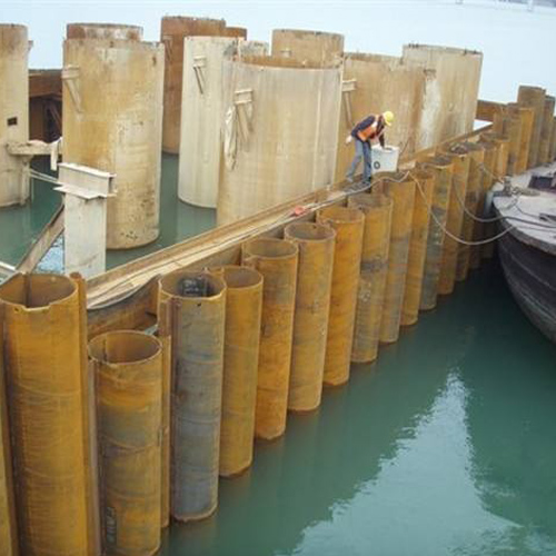 绍兴钢护筒现场安装